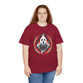 Fiery Fire Ghost - Graphic Unisex Heavy Cotton Tee