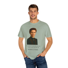 Marie Curie Portrait T‑Shirt — "I Make Science Literally Lit" Science Tee