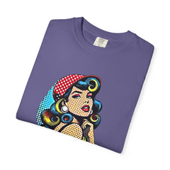 Pop Art Pinup Girl Comfort Colors T-Shirt