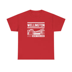Wellington New Zealand Cities of The World Series Unisex Heavy Cotton Tee