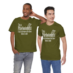Phlebotomist Humor Tee, Funny Medical Shirt, Nurse Gift, Blood Tech Wear, Cute Phlebotomy Humor, Healthcare Apparel