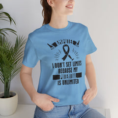 Motivational Amputee Quote - Unisex T Shirt