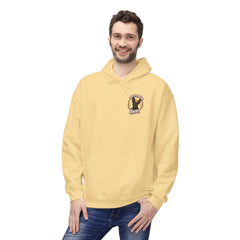 Breakfast Club Hoodie — Cute Black Dog, Bacon & Egg Graphic Pullover