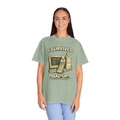 I Survived Dial-Up Vintage Tech T-Shirt