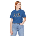 Peace Love Back The Blue in Alaska, Graphic Unisex Short Sleeve Tee