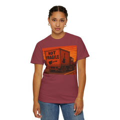 Not Fragile Unisex Garment-Dyed T-Shirt -BTO Inspired Vintage Guitar Graphic Tee