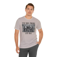 The Outsiders Shirt, Front and Back Images, Greasers Characters Shirt, Unisex Jersey Short Sleeve Tee