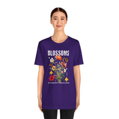 Floral Tee - Blossoms Blooming With Timeless Charm - Positive Vibes