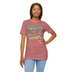 Coastal State of Mind Tee — Retro Beach Graphic T-Shirt