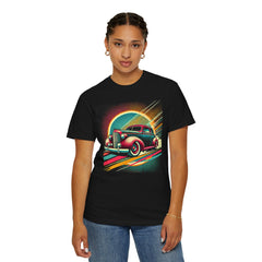 Retro Pop Art Car T-Shirt — 'Pop Art Retro Auto' Comfort Colors