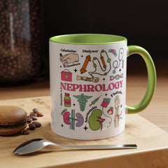 Nephrology Coffee Mug - Perfect Gift for Medical Professionals and Students, Stemmed Coffee Cup, Healthcare Appreciation, Unique Coffee Mug