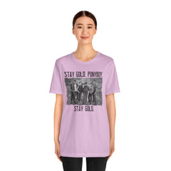 The Outsiders Shirt, Front and Back Images, Greasers Characters Shirt, Unisex Jersey Short Sleeve Tee