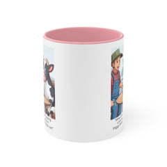 COW TIPPING Awareness - Accent Mugs | Cow Tipping Is Real, Bovine Humor. Gift For Him, Gift For Her, Farm Humor, Cow Fan Gift, Farm Animal