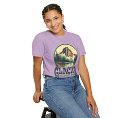 Glacier National Park Graphic, Comfort Colors Soft Relaxed Fit Unisex Garment-Dyed T-shirt