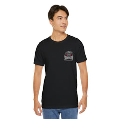 Halloween Scare Actor - Front and Back Graphic Unisex Jersey Short Sleeve Tee