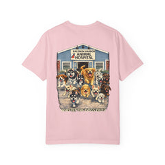 Back Graphic "Who Let the Dogs Out?" Baldwin Harbor Animal Hospital Cute Vet Clinic T Shirt