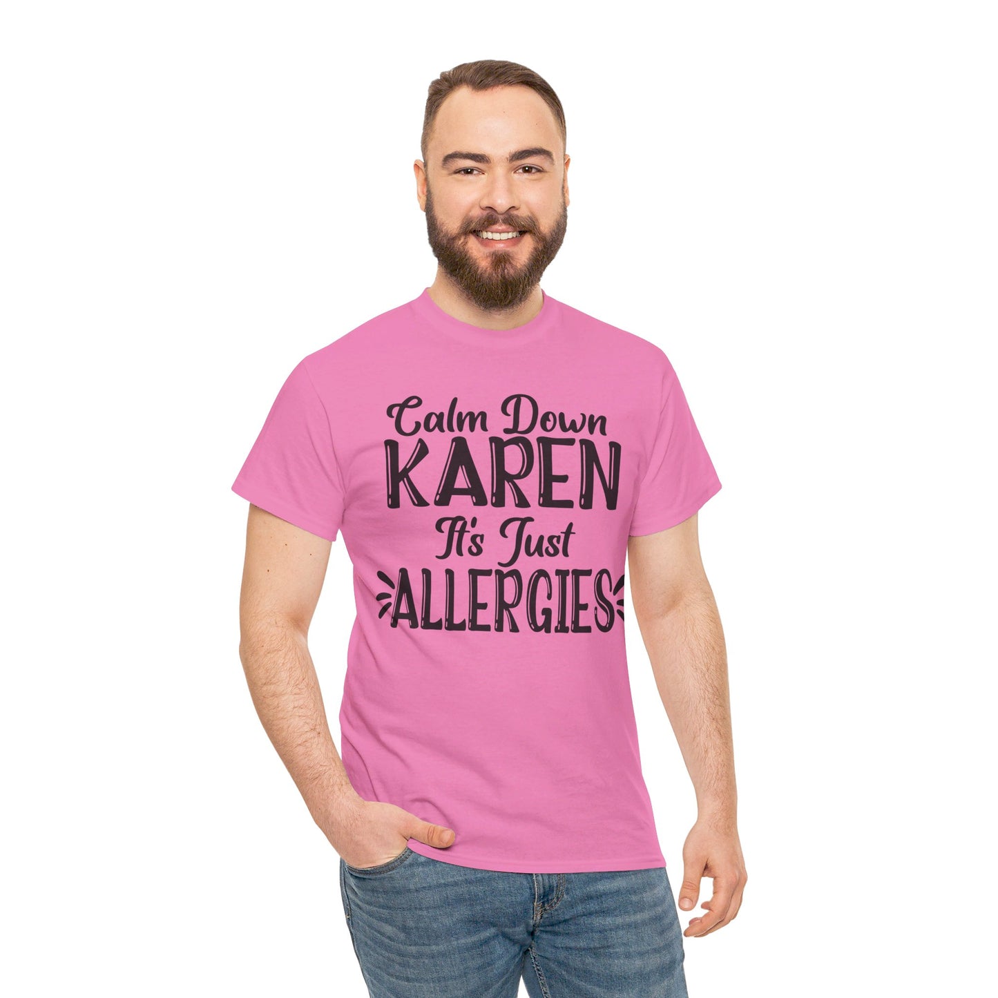 Calm Down Karen Unisex Heavy Cotton Tee