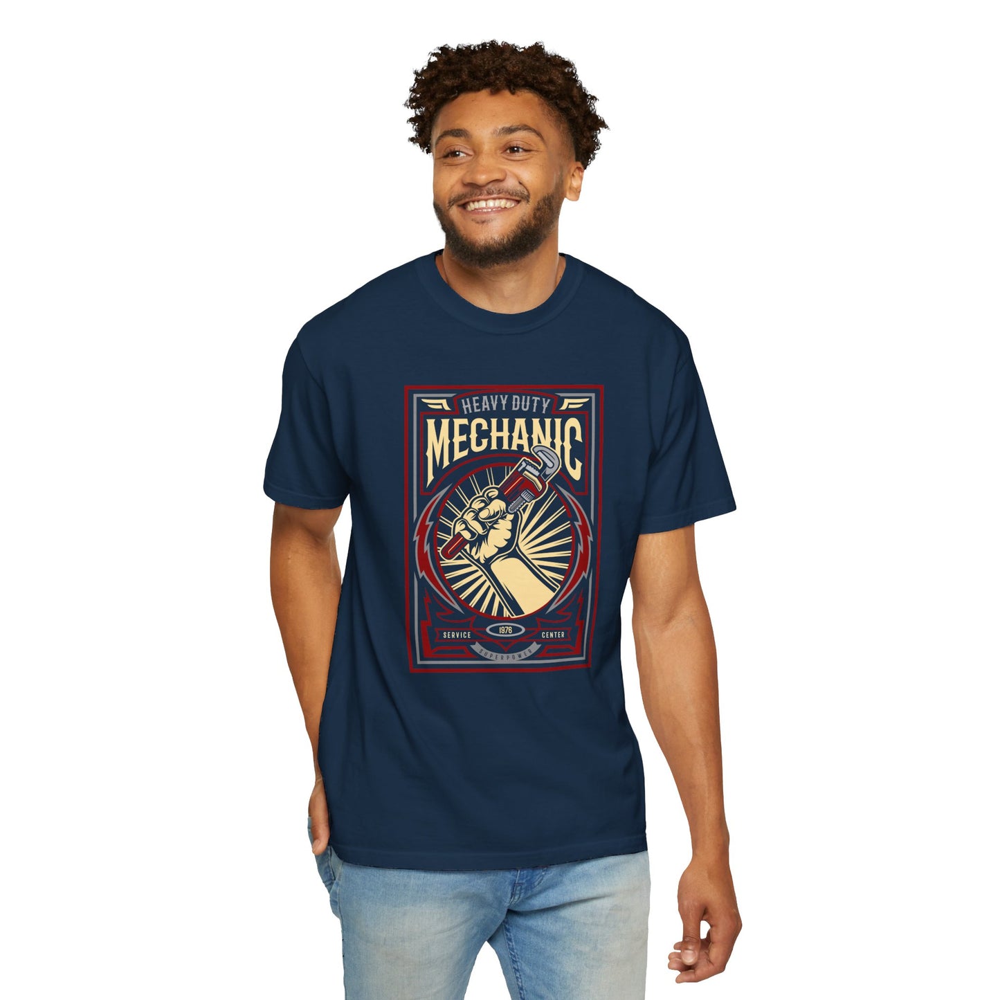 Mechanic, Comfort Colors Unisex Relaxed Fit T Shirt