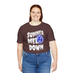 Summer Meltdown Graphic Tee — "Summer Melt Down" Sun Design