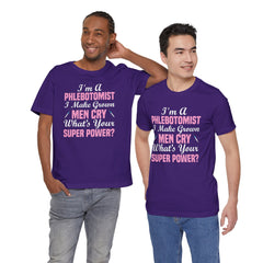 Phlebotomist Humor Tee, Funny Medical Shirt, Nurse Gift, Blood Tech Wear, Cute Phlebotomy Humor, Healthcare Apparel