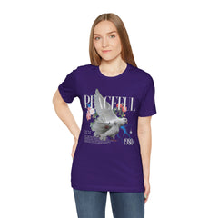 Peaceful Flowers With Dove Unisex Tee