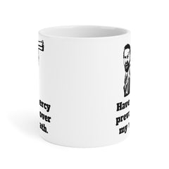 Have Mercy Prevail Over My Wrath - Rick Grimes Ceramic TWD Mug