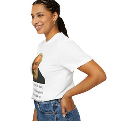 Alexander Graham Bell Quote T-Shirt — "I invented the phone. And somehow people still don't pick up."