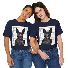 K9 Mugshot Personalized with your Dog T-Shirt