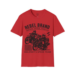 Rebel Brand Motorcycle Race Team Unisex Softstyle T-Shirt