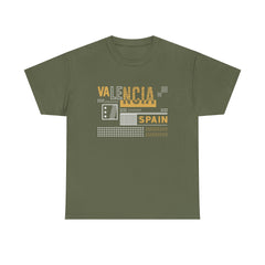 Valencia Spain Cities of The World Series Unisex Heavy Cotton Tee