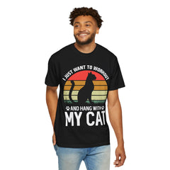 Workout & Cat Lover Unisex T-Shirt - I Just Want to Workout and Hang with My Cat