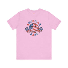 American Babe Graphic, Unisex Jersey Short Sleeve Tee