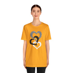 Triple Heart Design Tee
