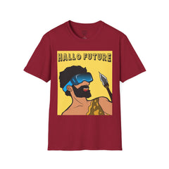 Hallo Future Pop Art Guy Unisex Softstyle T-Shirt