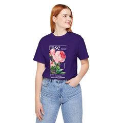 Rose Definition Unisex Tee - Symbol Of Romance, Love, Beauty And Courage
