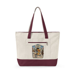 Who Let The Dogs Out  Baldwin Harbor Animal Hospital Canvas Tote — Zippered Tote Bag for Dog Lovers