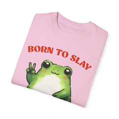 Vintage Style Frog , Born to slay -  Stylish Unisex T Shirt