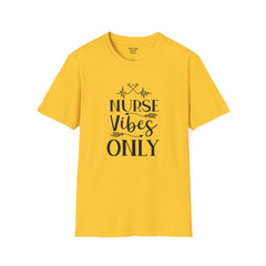 Nurse Vibes - Unisex Softstyle T-Shirt | Nurse Awareness, Medical Wear, Gift For Her, Scrubs Lover, Hospital Staff Gift, Registered Nurse,RN
