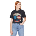 Fireworks Expert, If I Run You Run, Sunglasses  Graphic, Unisex Jersey Short Sleeve Tee