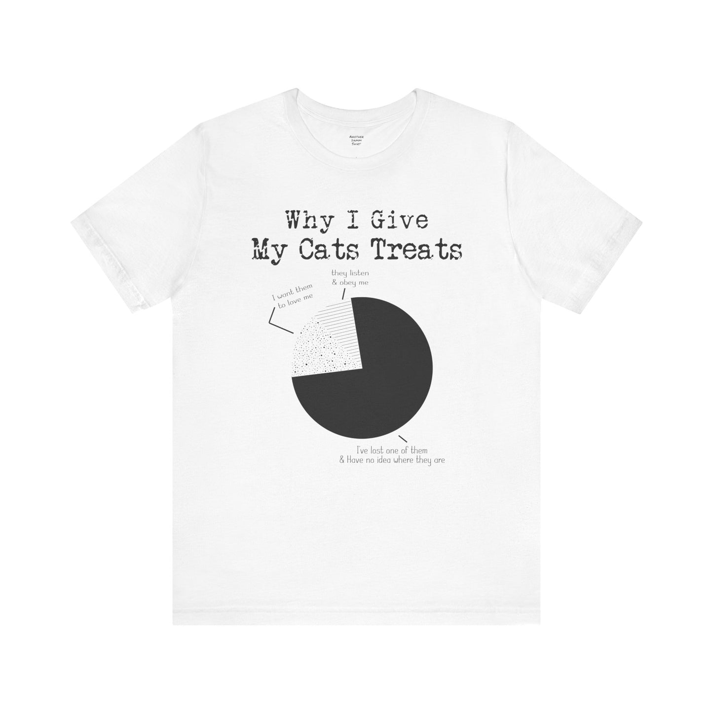 Why I Give My Cat Treats, Funny Graphic, Unisex Jersey Short Sleeve Tee