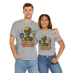 Grateful Dead Inspired Sarcastic Skeleton Tee