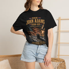 USS John Adams SSBN-620 T-Shirt — Forty One for Freedom Submarine Tribute