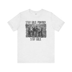 The Outsiders Shirt, Front and Back Images, Greasers Characters Shirt, Unisex Jersey Short Sleeve Tee