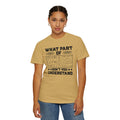 What Part of MATH AND SCIENCE Don't You Understand, Comfort Colors Unisex Garment-Dyed T-shirt