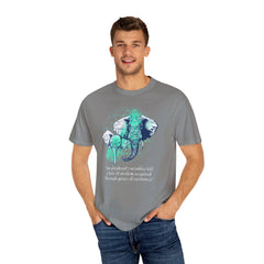 Elephants Graphic  Garment-Dyed T-shirt