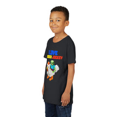 Youth I Love Chicken Jockey Tee - Fun Gamer T-Shirt for Kids