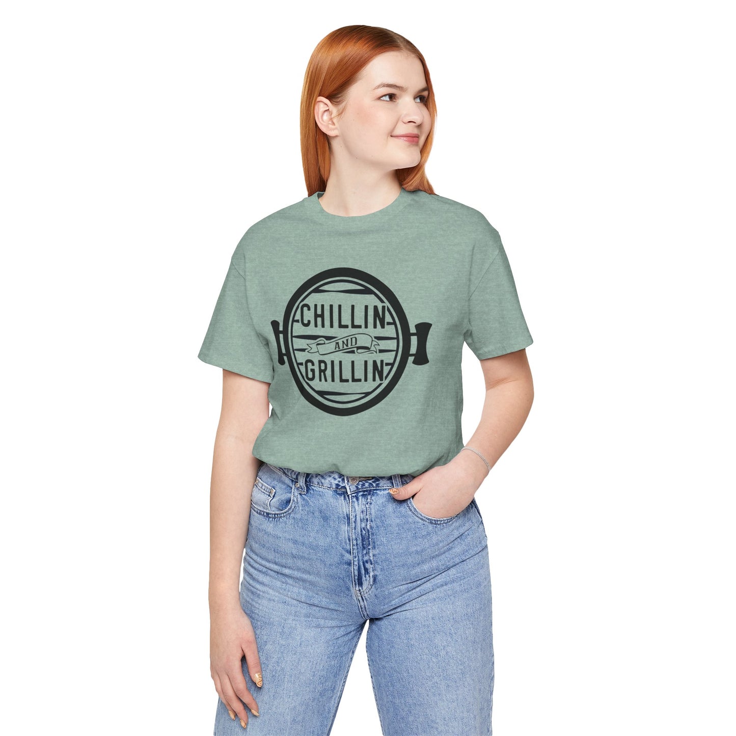 Grillin and Chillin, Unisex Softstyle T-Shirt