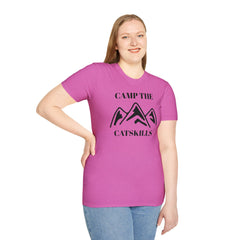Camp The Catskillsi Unisex Softstyle T-Shirt  Catskill Mountains New York