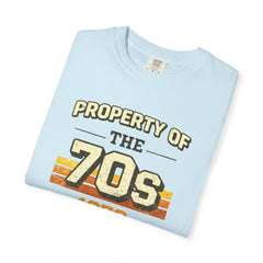 70s Retro Tee – "Property of the 70s 1976" Vintage Graphic T-Shirt