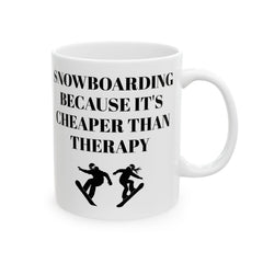 Snowboarding Therapy - Ceramic Mug